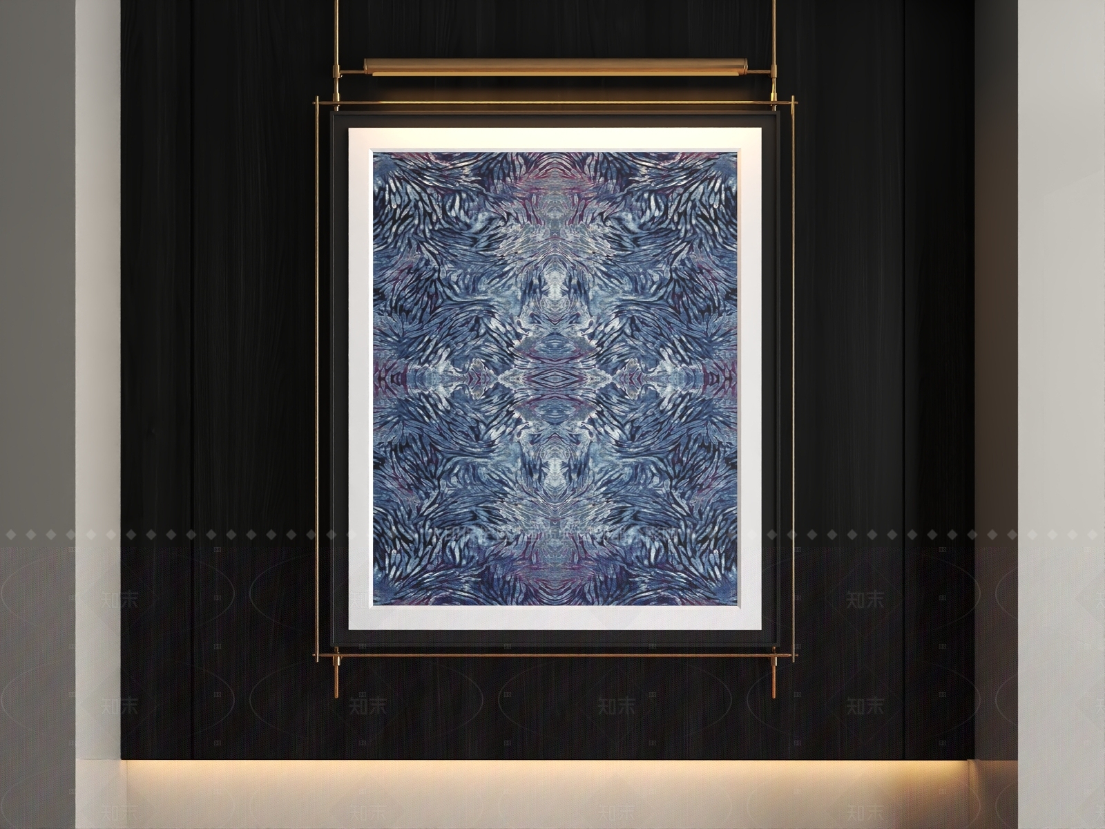 现代意式挂画3D模型下载【ID:1208325375】