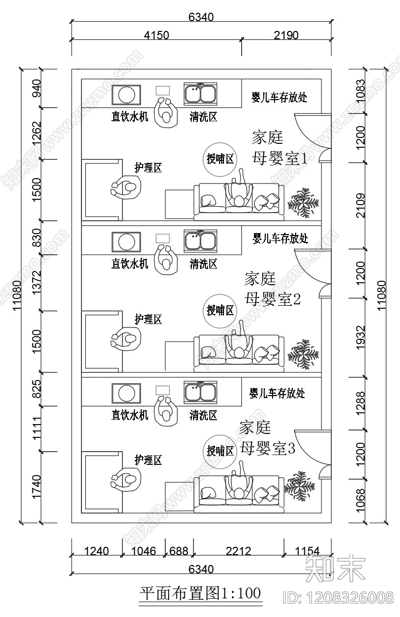 现代其他商业空间cad施工图下载【ID:1208326008】