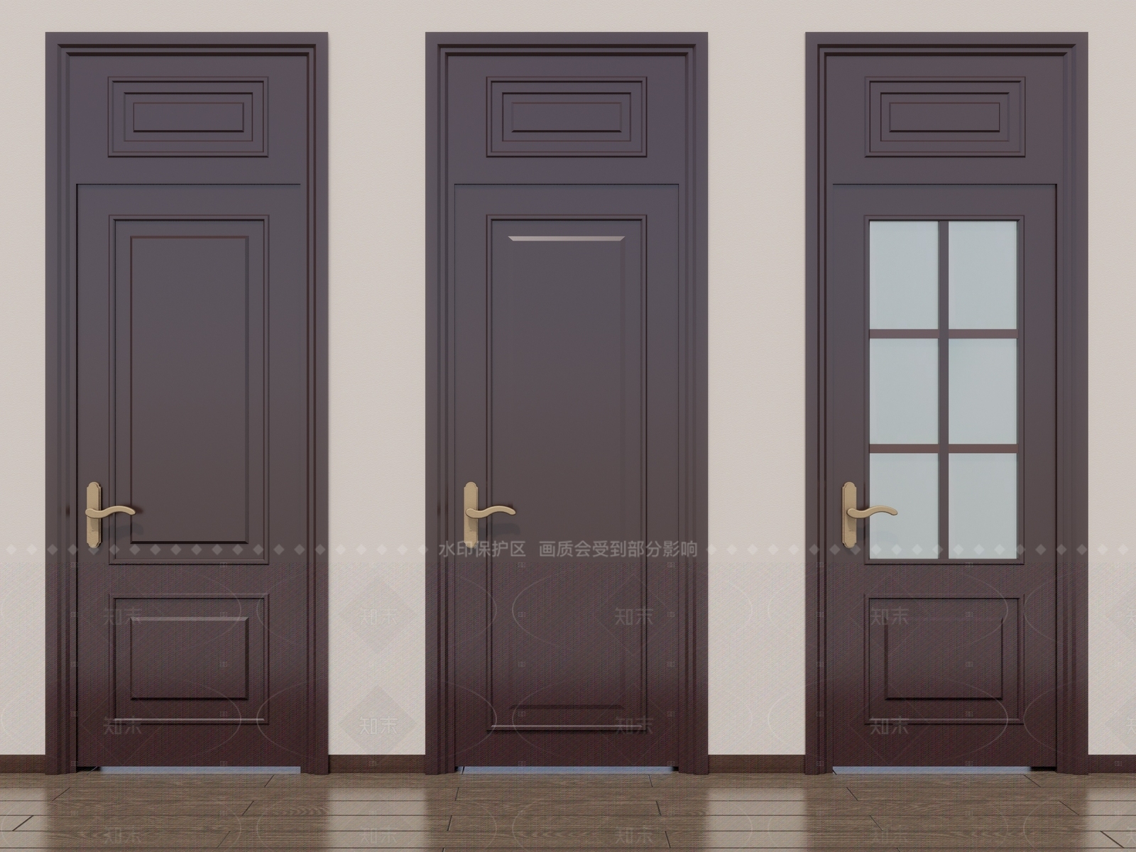 现代简约单开门SU模型下载【ID:1208326387】