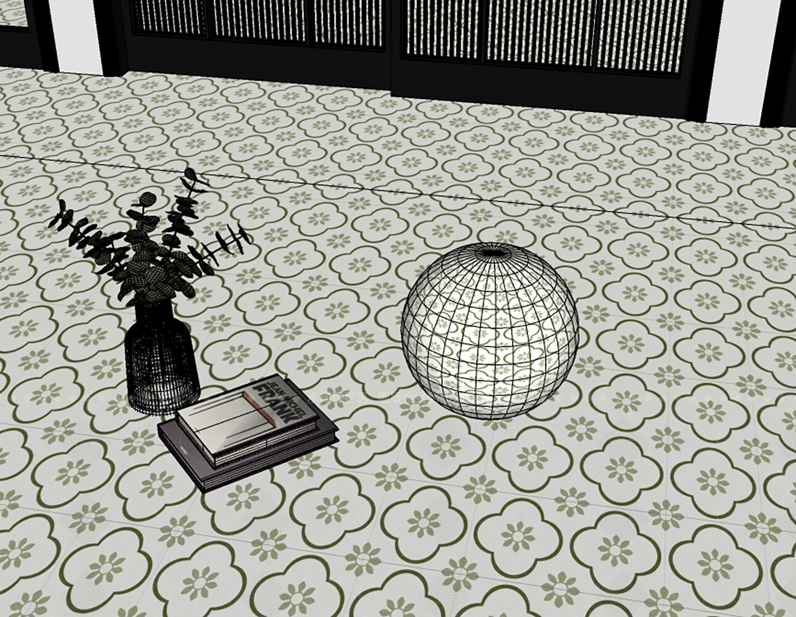 法式地板SU模型下载【ID:1208330124】