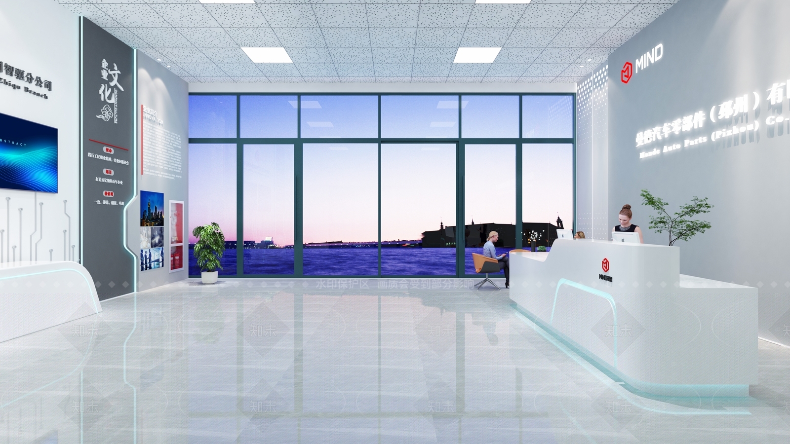 现代大厅3D模型下载【ID:1208333785】