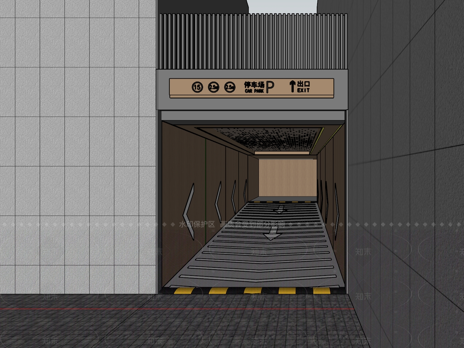 现代其他公共空间SU模型下载【ID:1208333793】