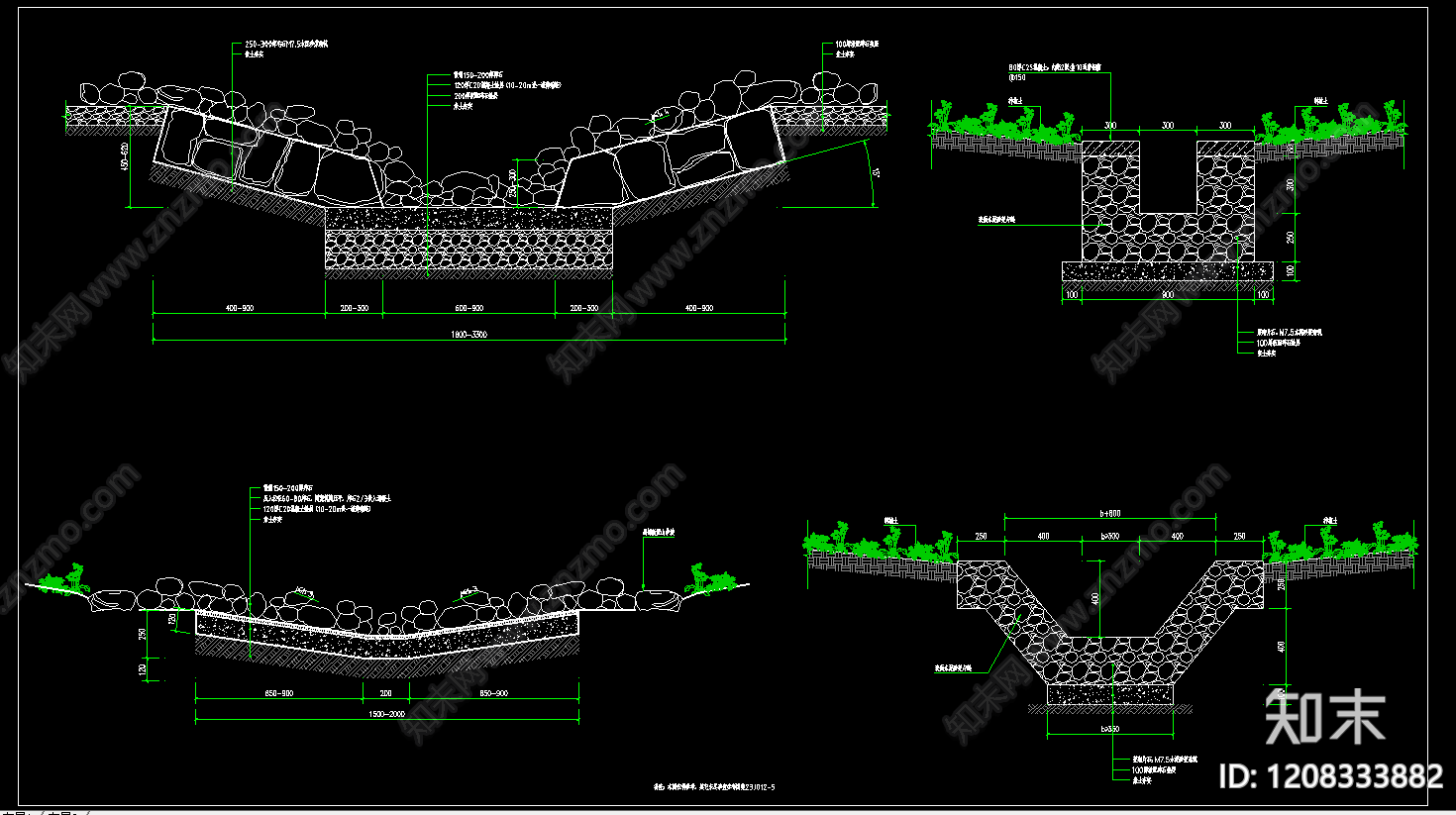 现代其他景观施工图下载【ID:1208333882】