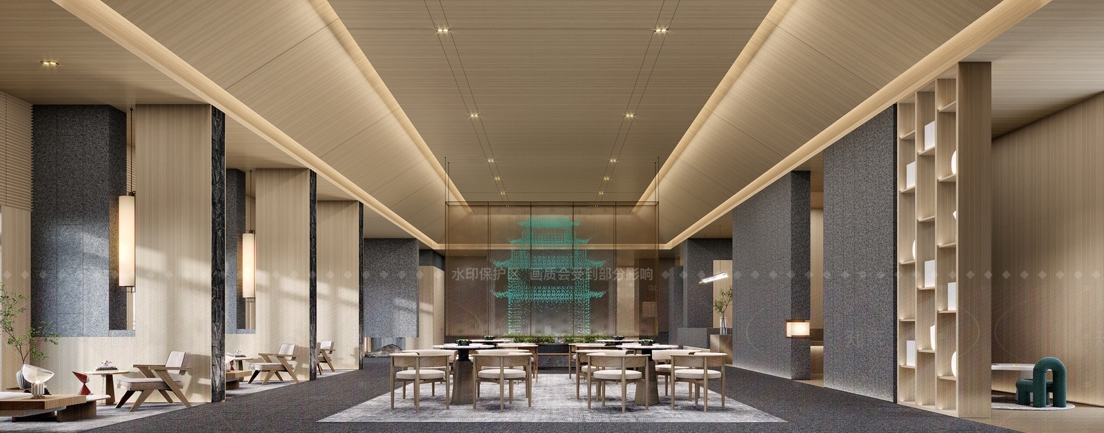 现代售楼处3D模型下载【ID:1208341639】