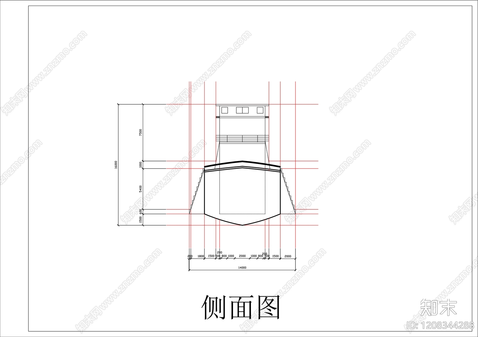 钢结构cad施工图下载【ID:1208344288】