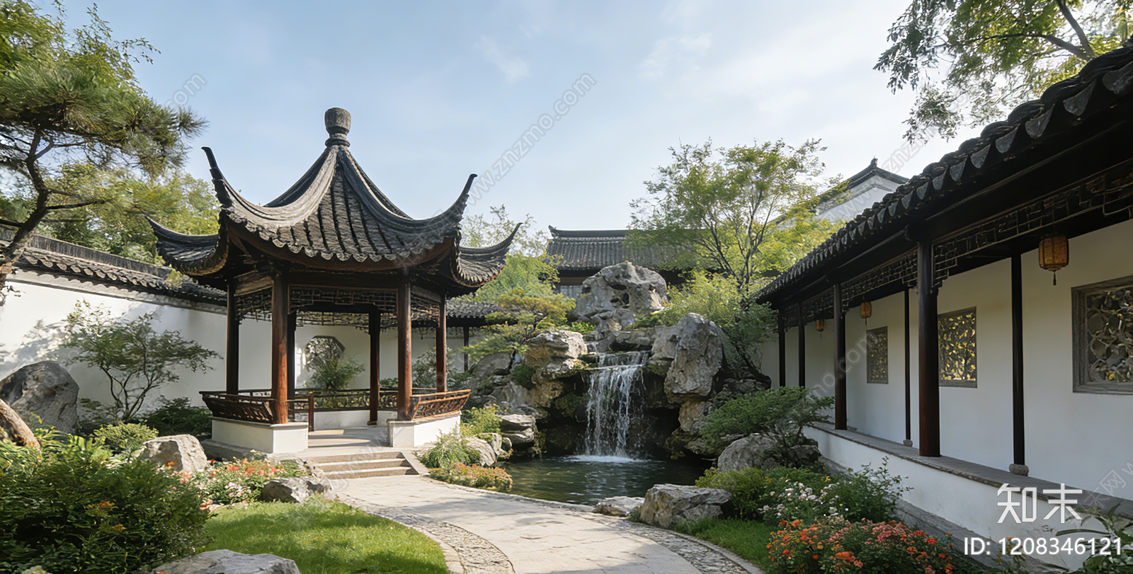 中式其它外景贴图下载【ID:1208346121】