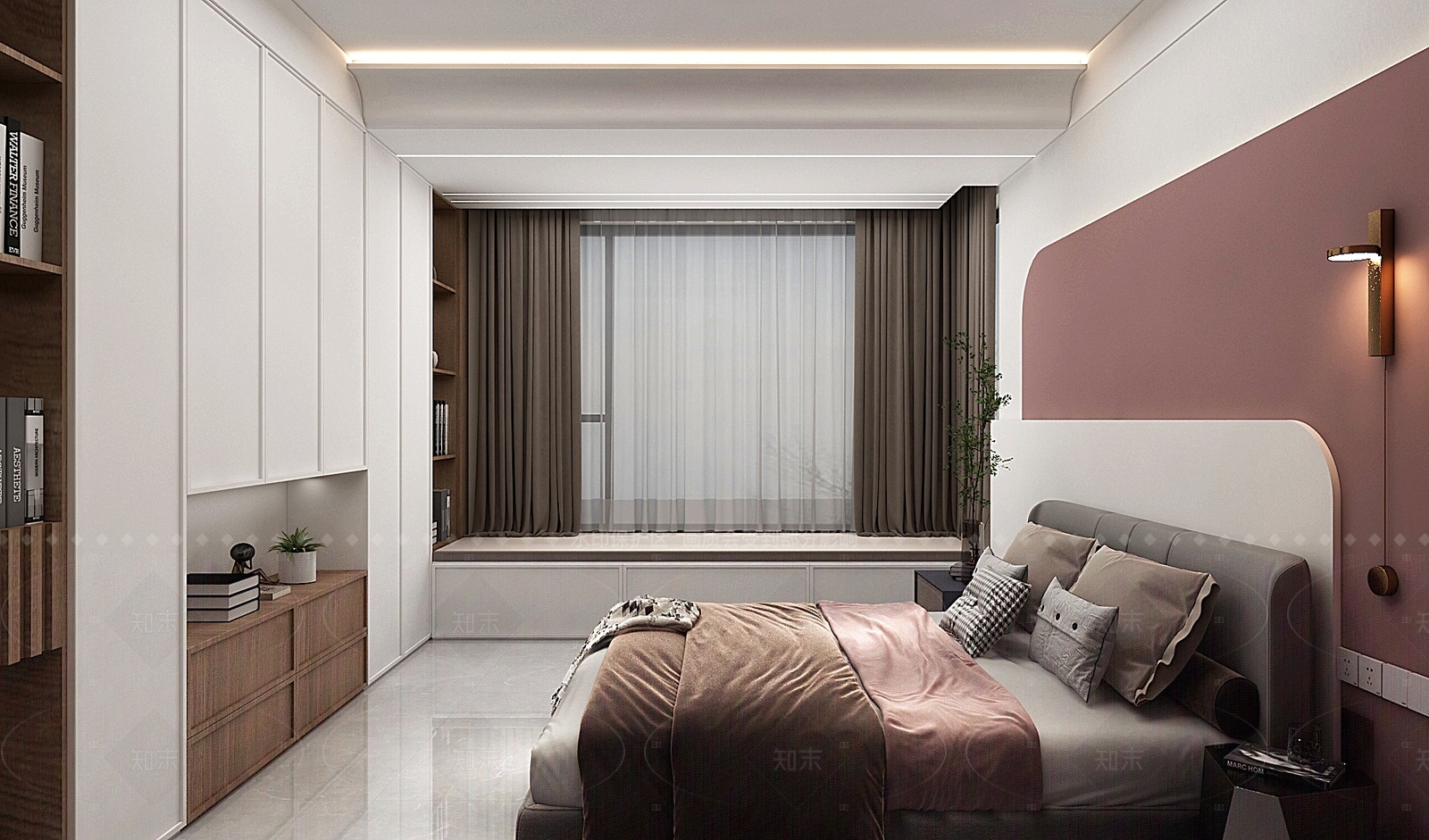 现代家居卧室3D模型下载【ID:1208346158】