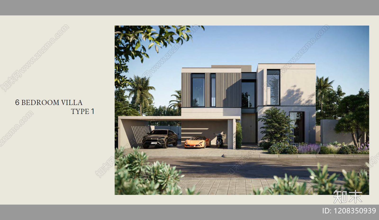 现代别墅建筑下载【ID:1208350939】