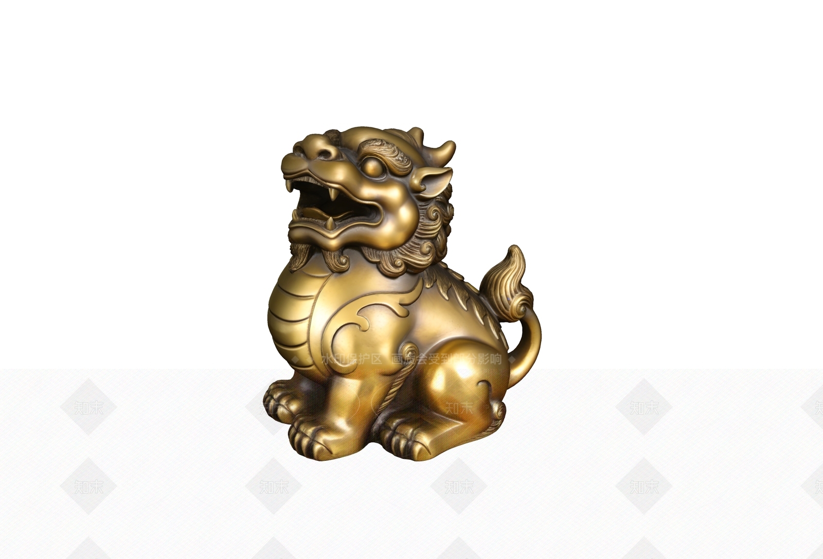 现代新中式雕塑SU模型下载【ID:1208362158】