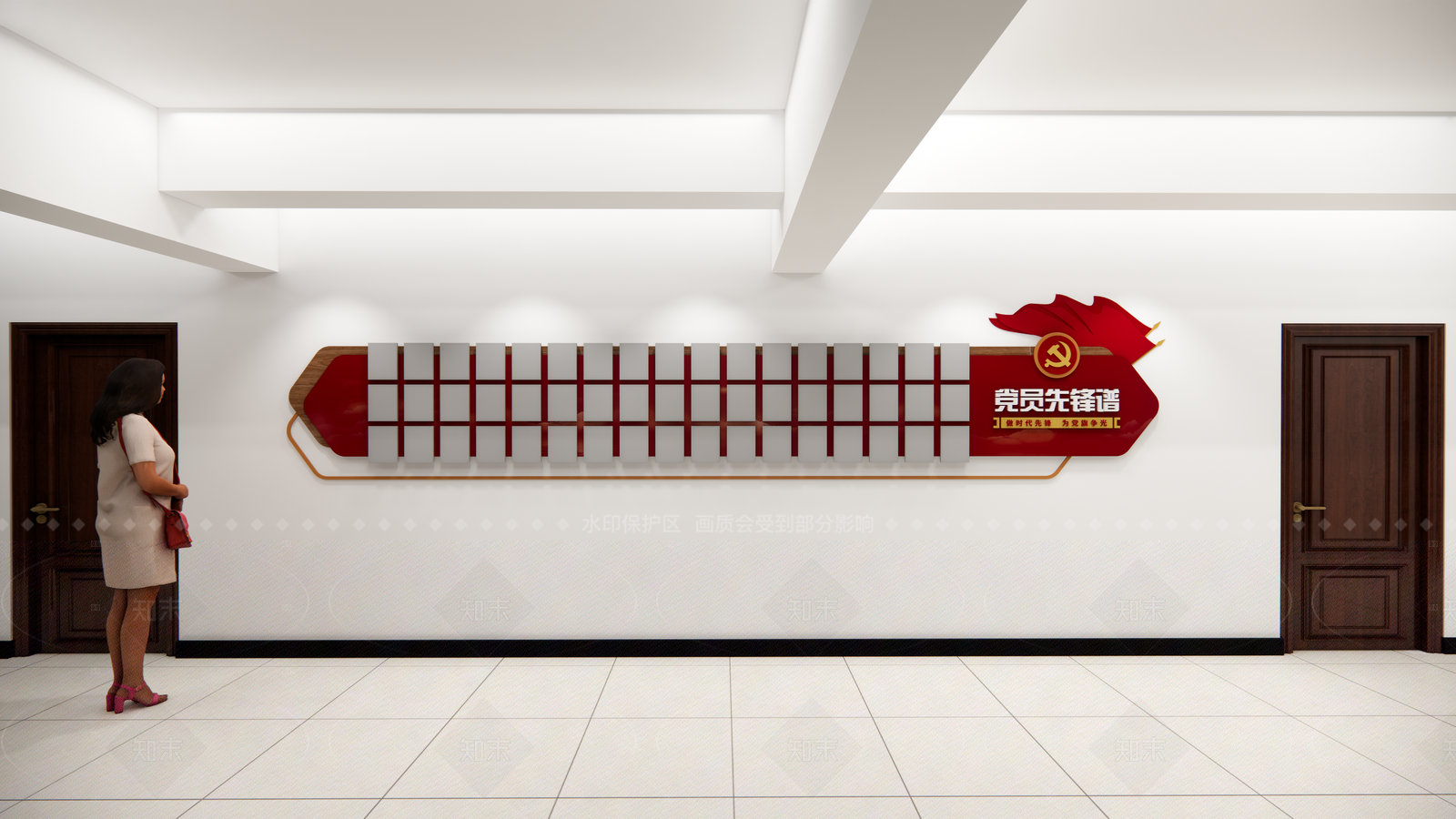 中式现代广告牌SU模型下载【ID:1208368159】