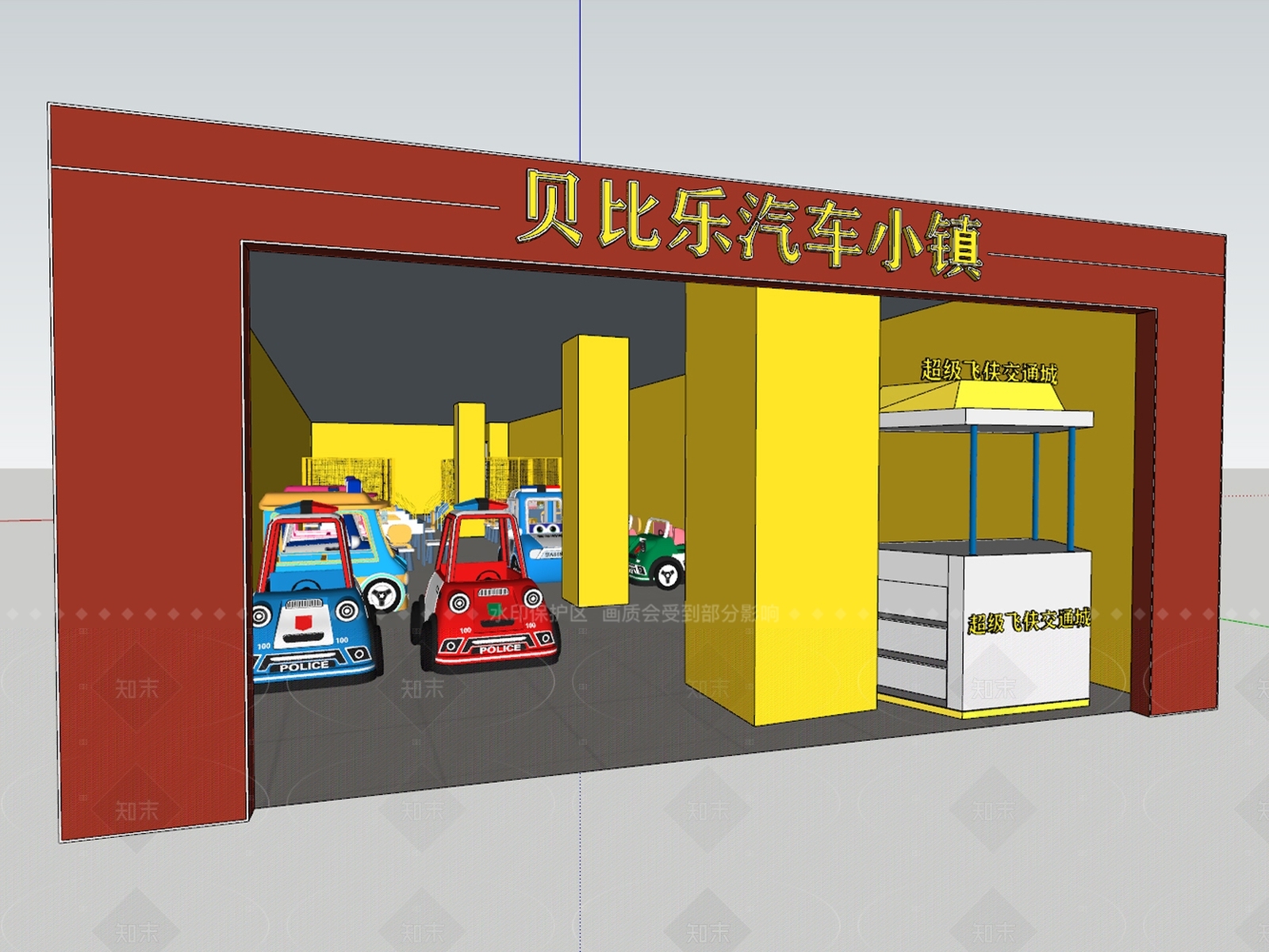 现代其他休闲娱乐空间SU模型下载【ID:1208371509】