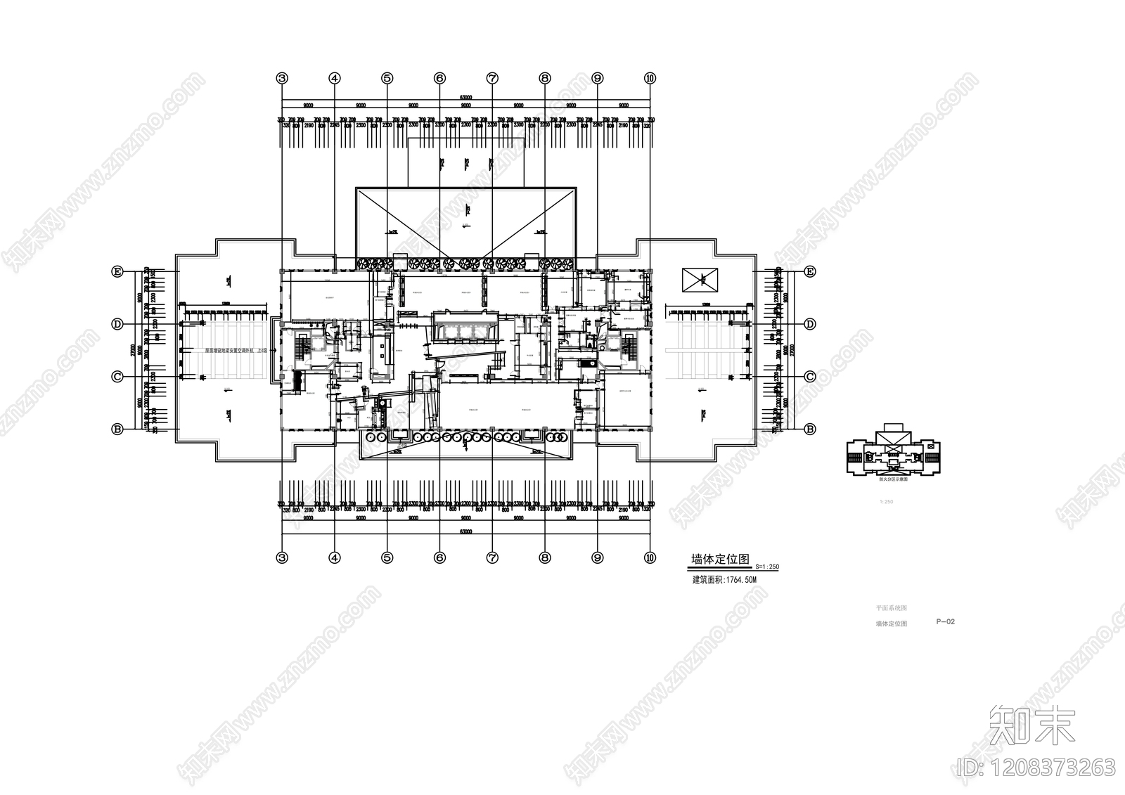 现代整体办公空间cad施工图下载【ID:1208373263】