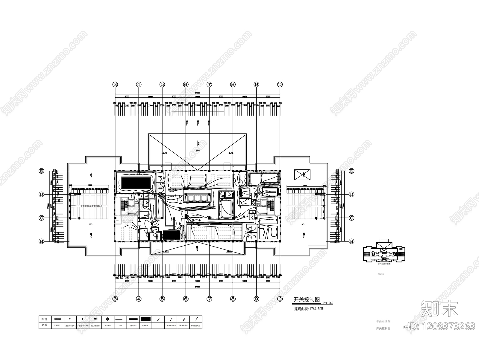 现代整体办公空间cad施工图下载【ID:1208373263】