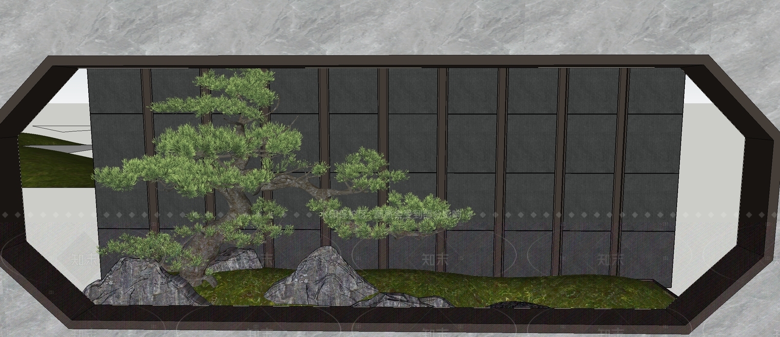 现代其他景观小品SU模型下载【ID:1208381308】