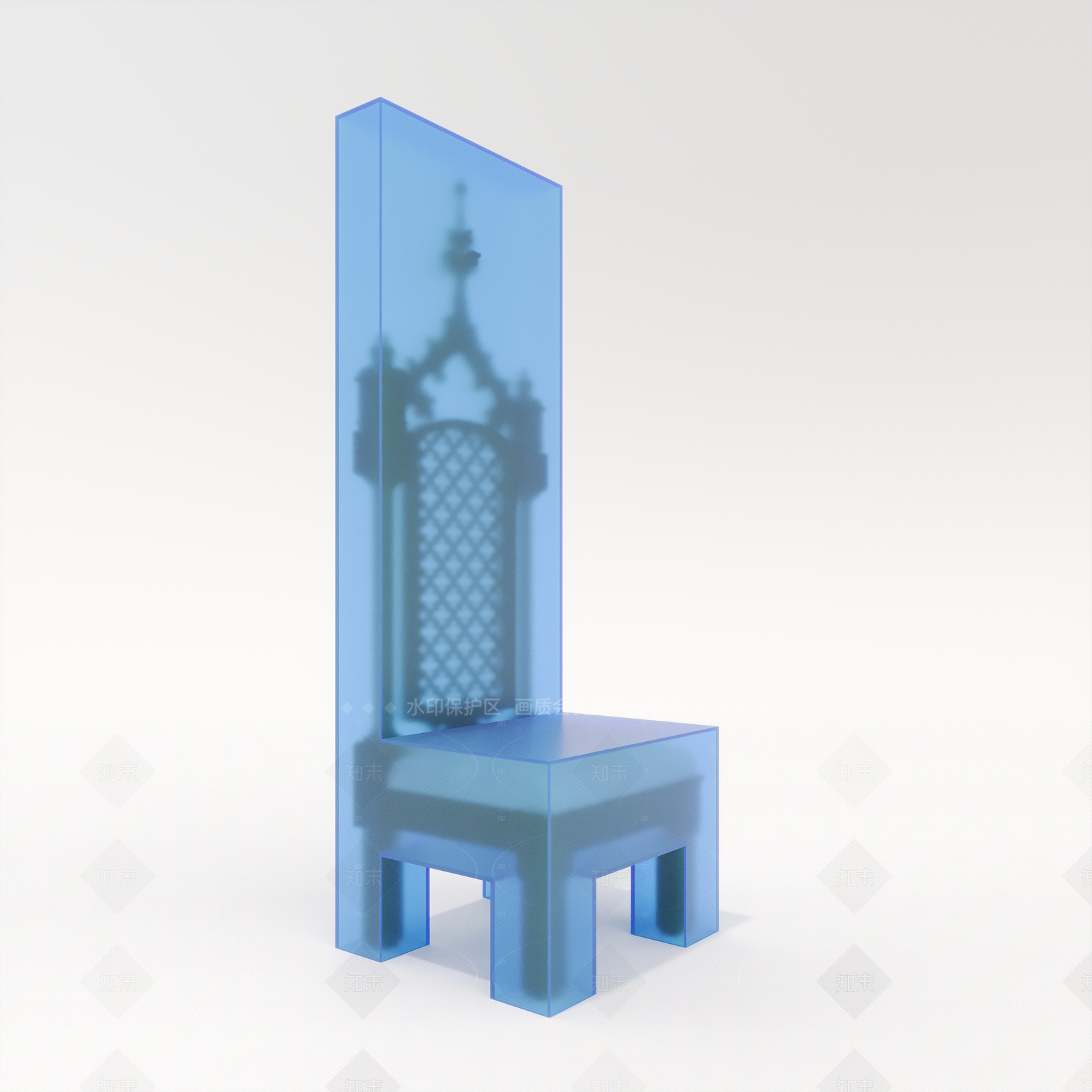 极简主义其他椅子3D模型下载【ID:1208382459】
