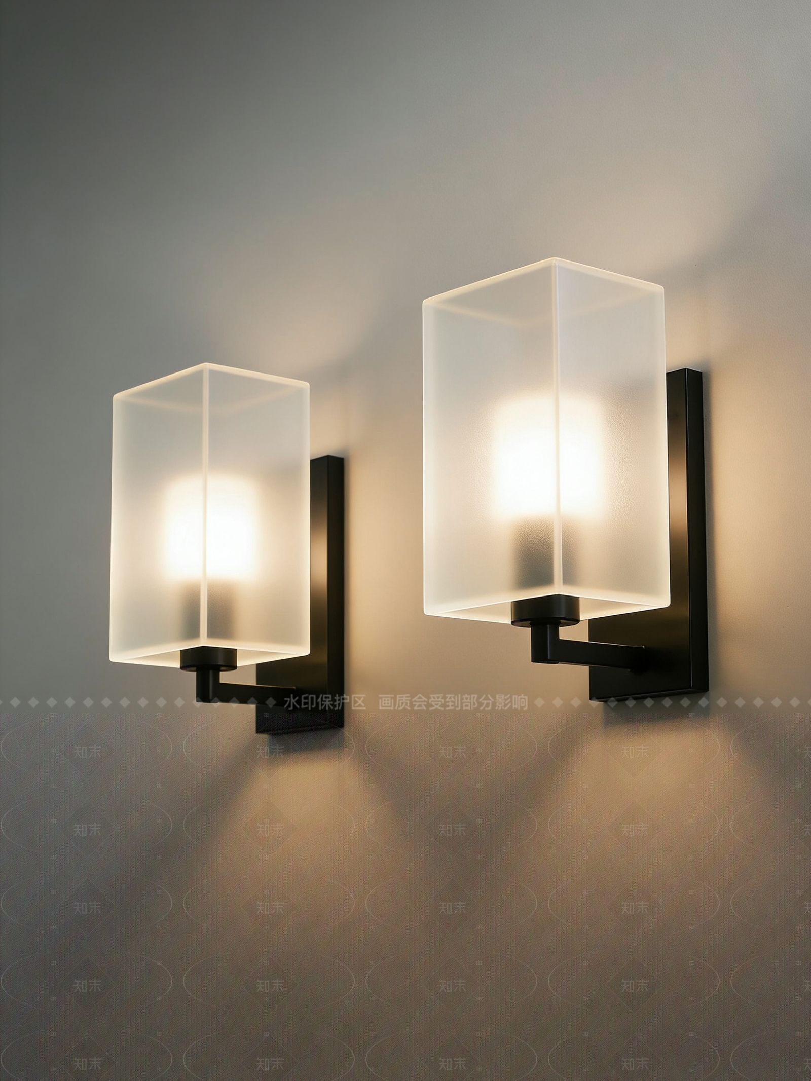 现代简约壁灯3D模型下载【ID:1208384113】
