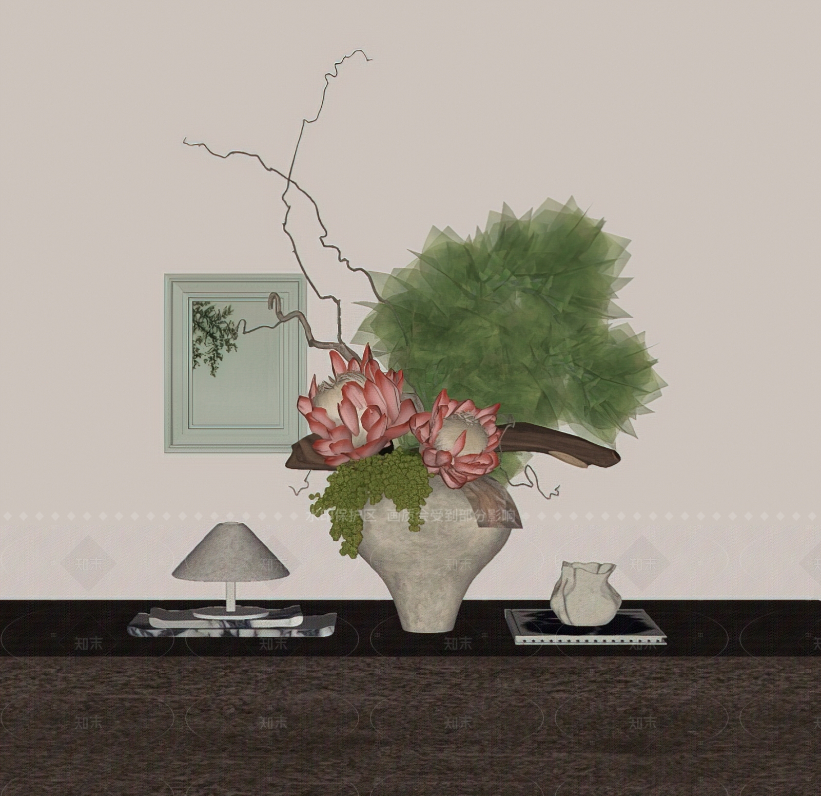 法式中古花艺SU模型下载【ID:1208391157】