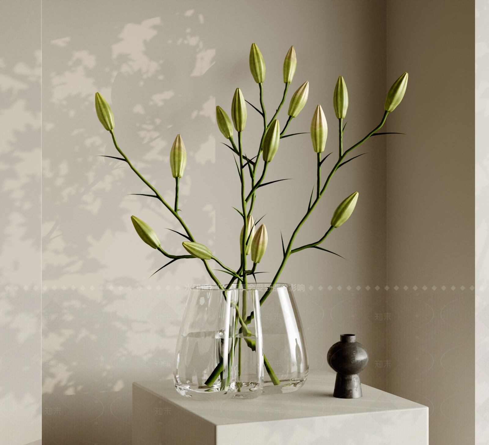 极简花瓶3D模型下载【ID:1208391898】