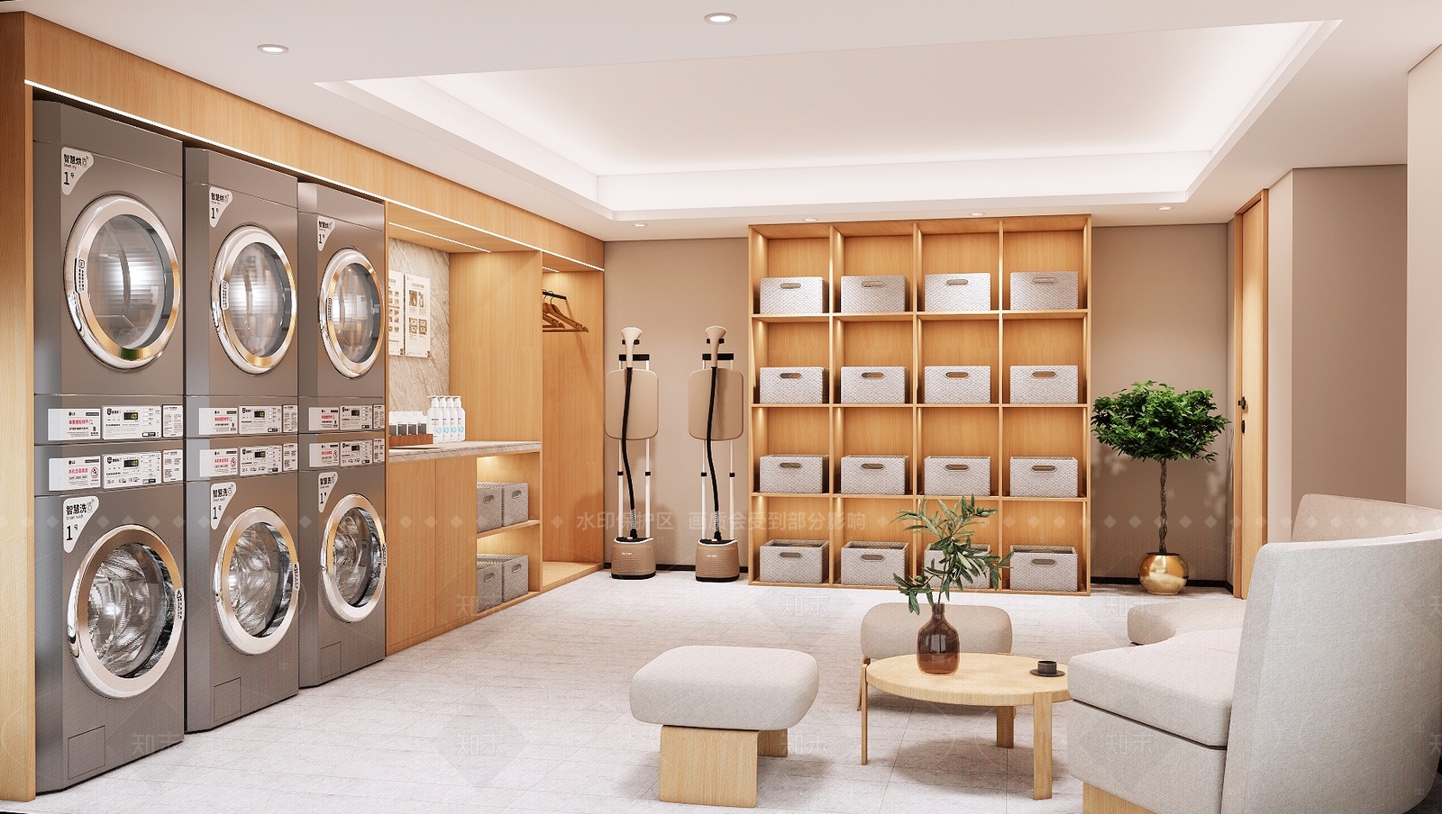 现代新中式其他酒店空间SU模型下载【ID:1208396228】