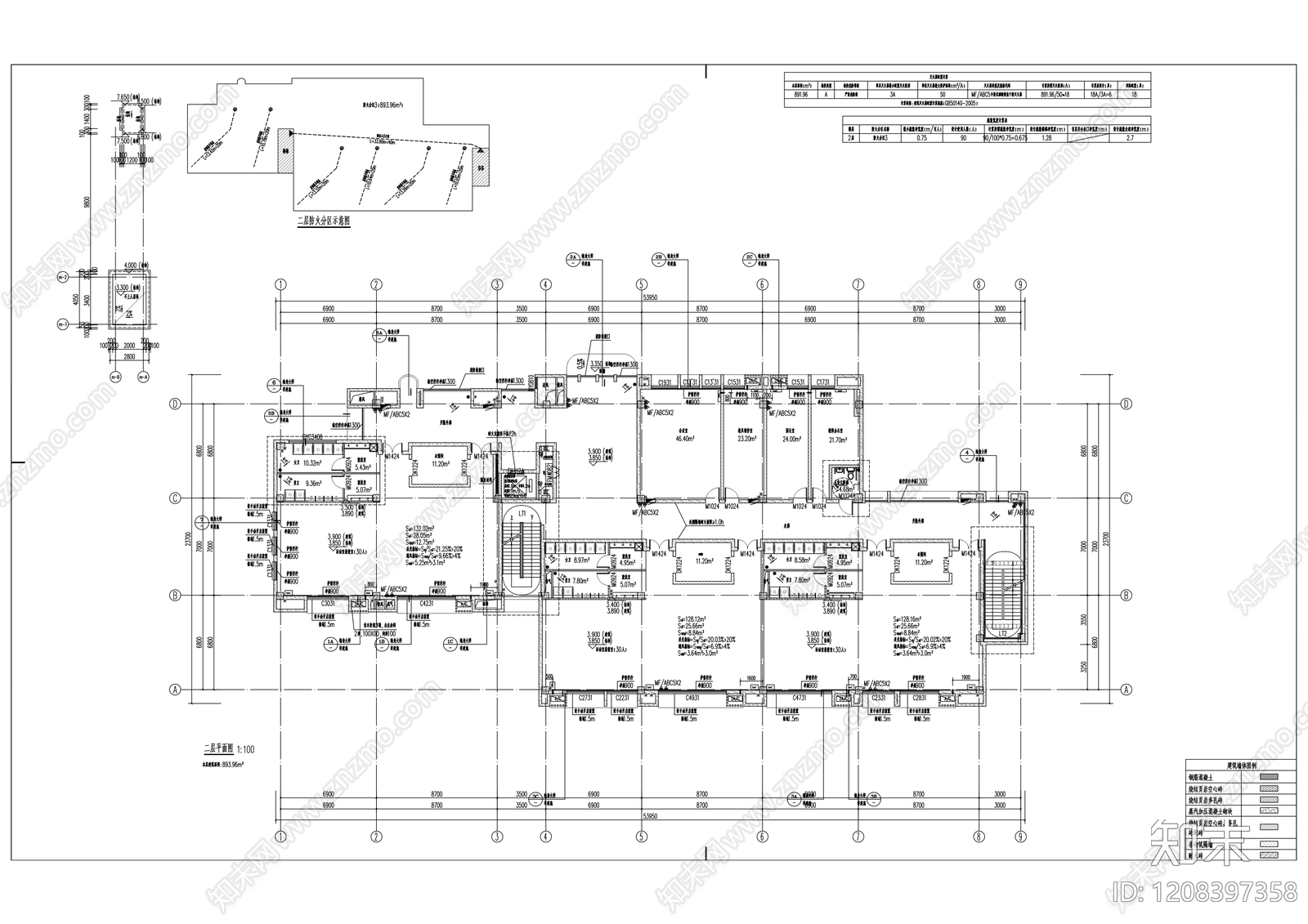 现代幼儿园建筑cad施工图下载【ID:1208397358】