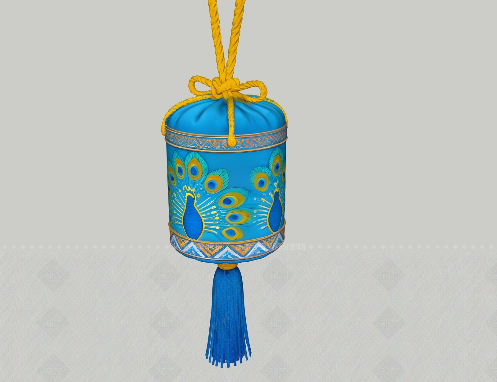 新中式挂件SU模型下载【ID:1208400823】