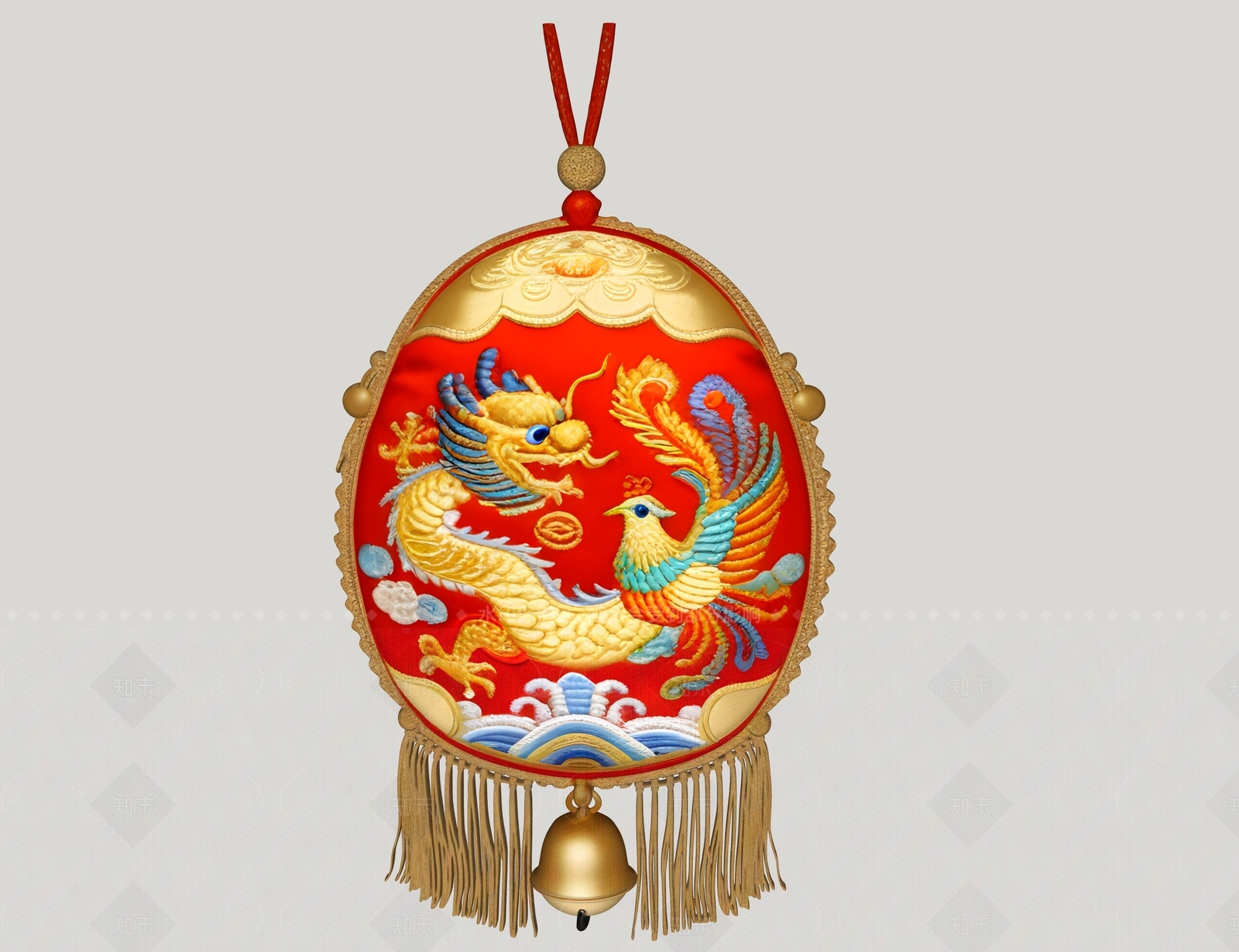 新中式挂件SU模型下载【ID:1208400951】