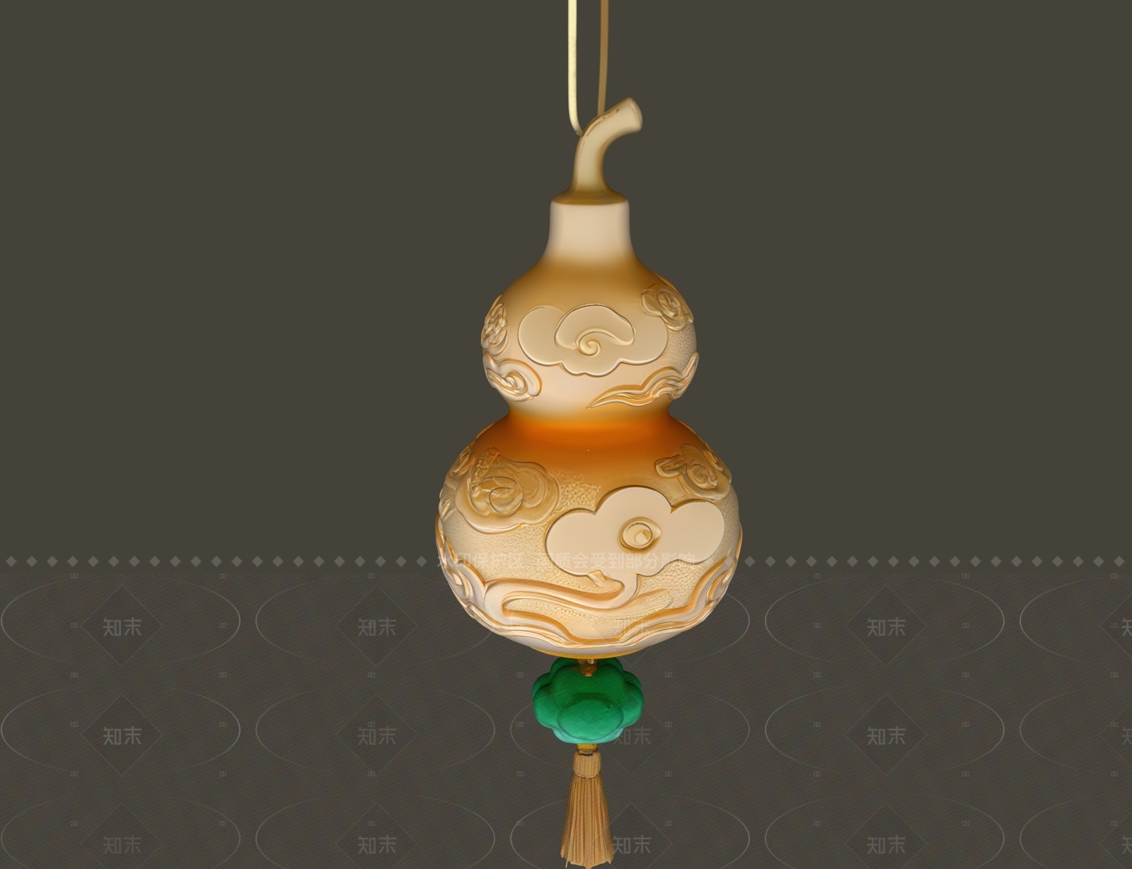 新中式挂件3D模型下载【ID:1208403671】
