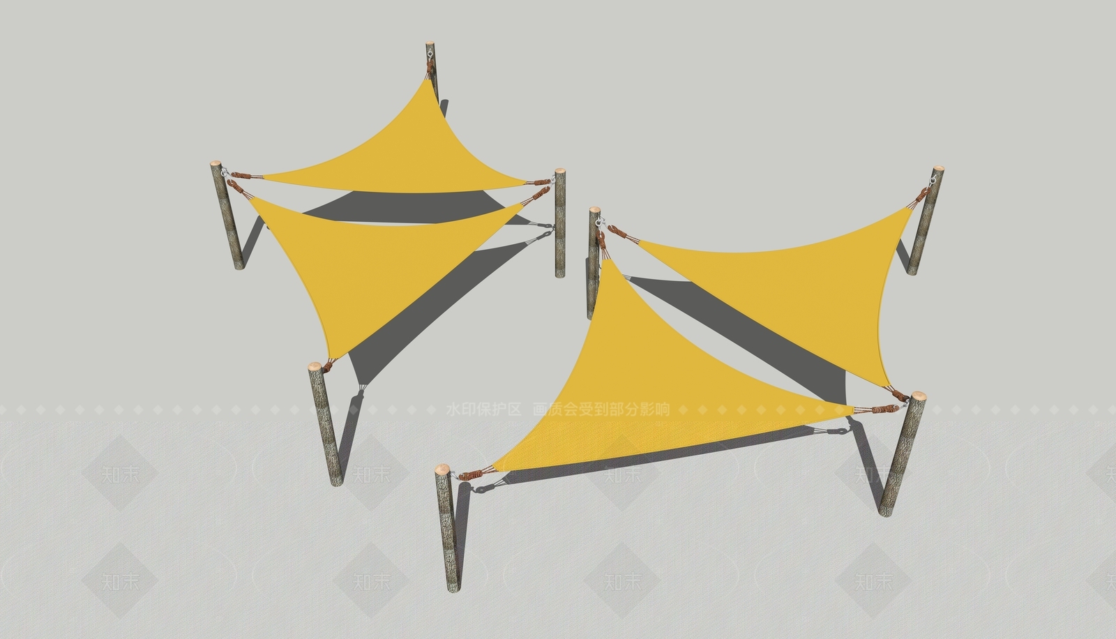 现代吊床SU模型下载【ID:1208404315】