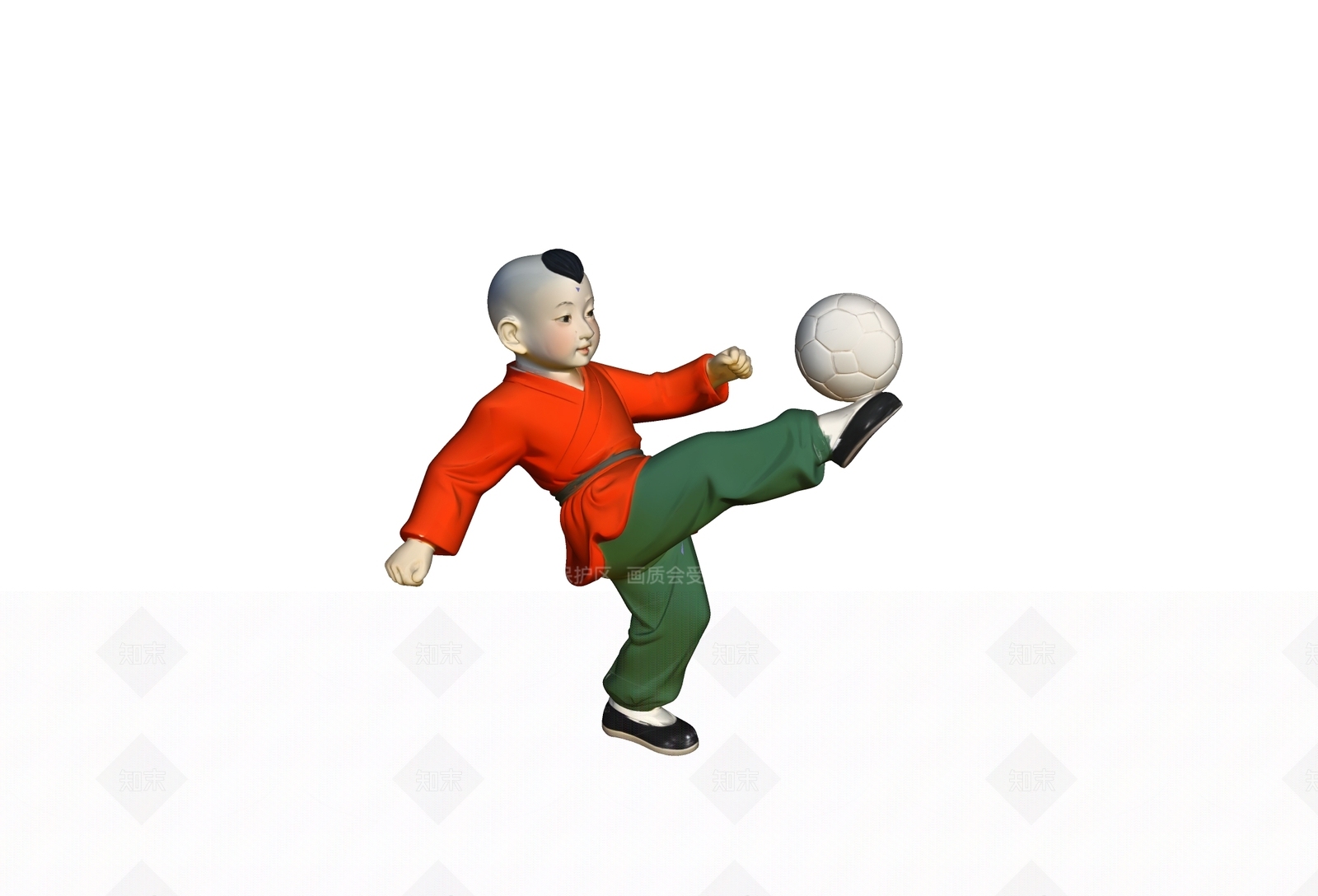 现代新中式雕塑SU模型下载【ID:1208407643】
