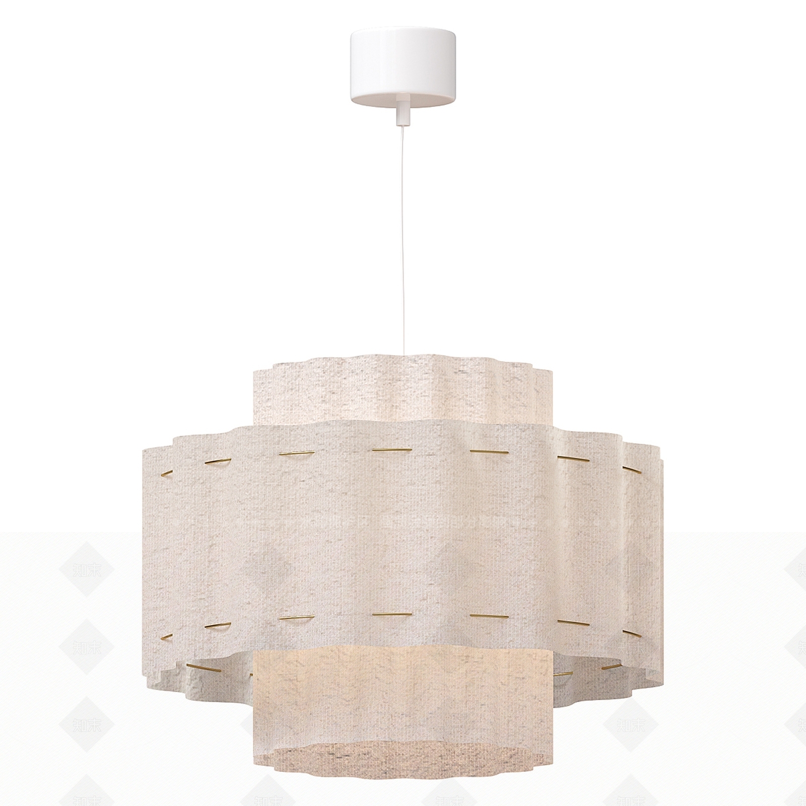 侘寂风儿童房吊灯3D模型下载【ID:1208408464】