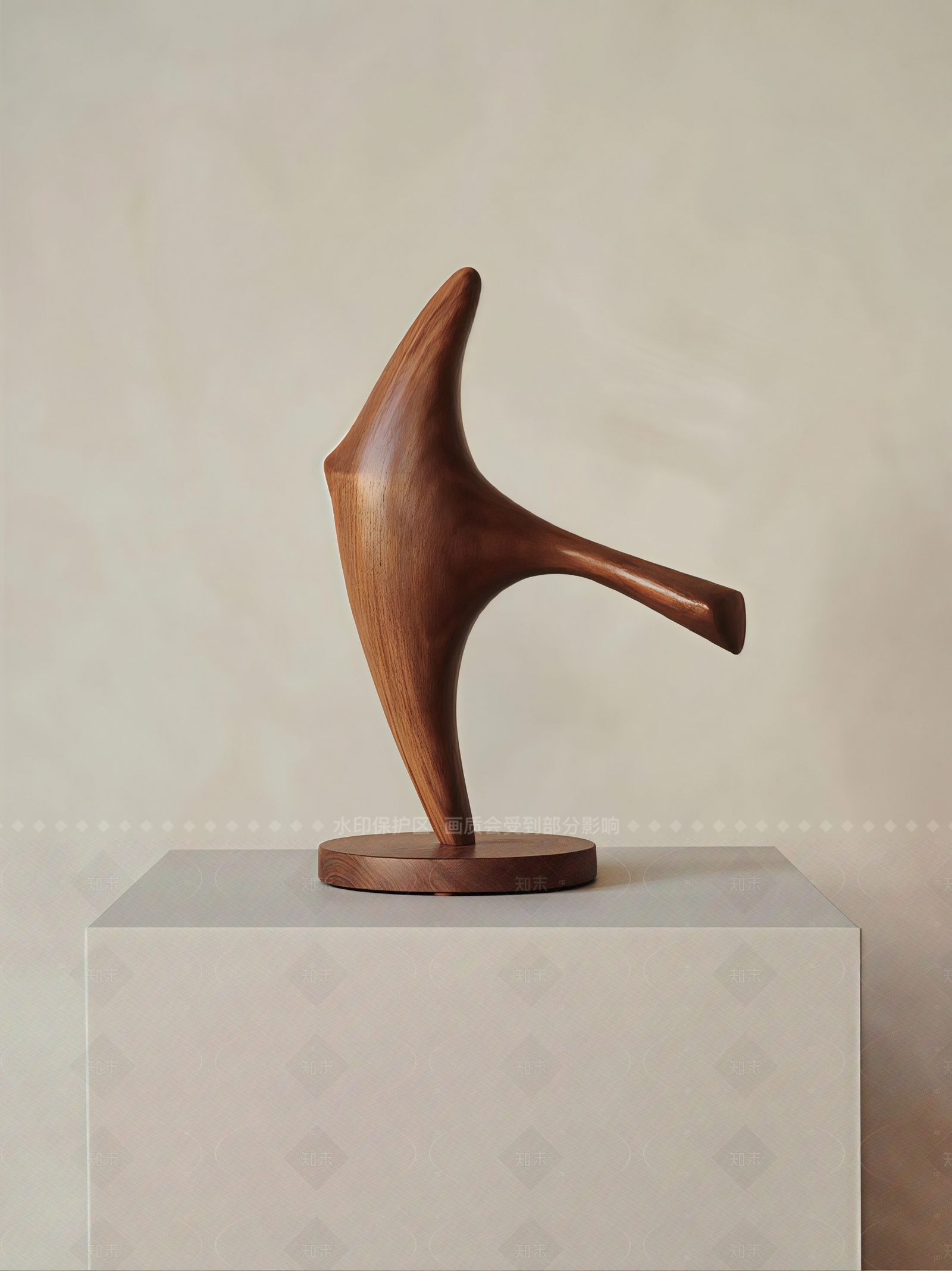 极简雕塑摆件3D模型下载【ID:1208409742】