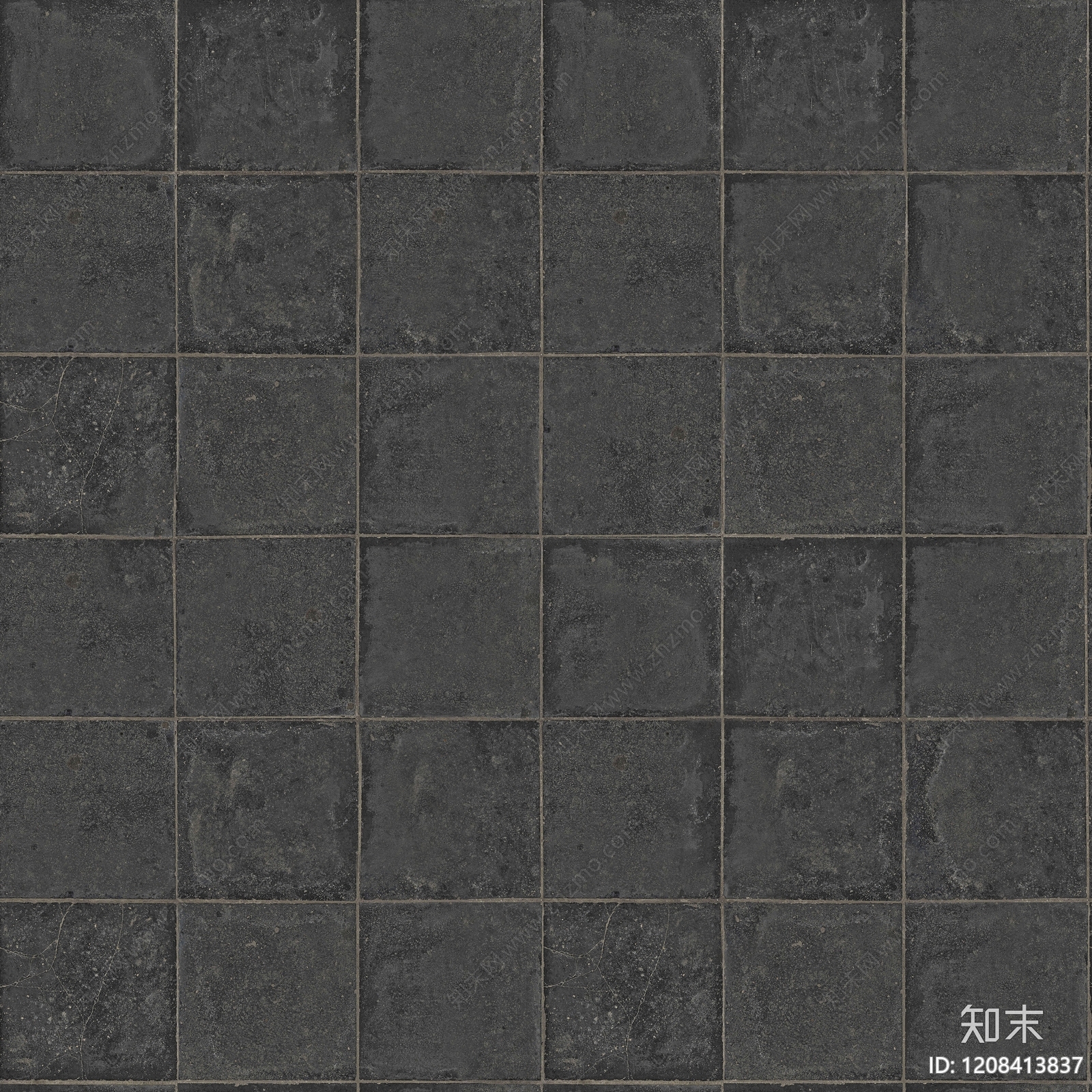 现代新中式黑色瓷砖贴图下载【ID:1208413837】