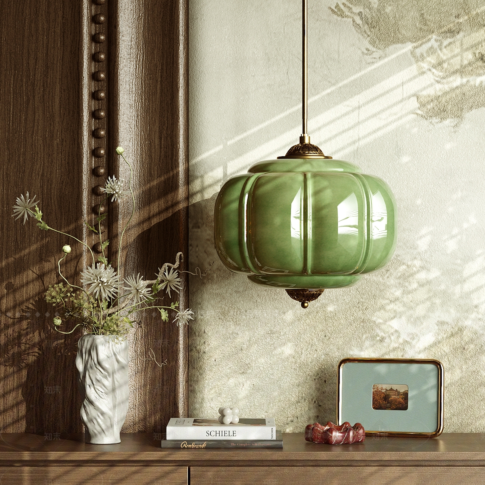 中古风小吊灯3D模型下载【ID:1208415920】