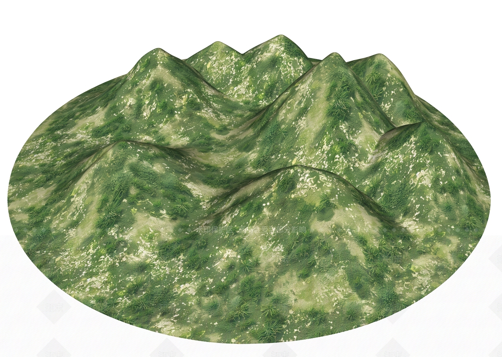 现代山SU模型下载【ID:1208416199】