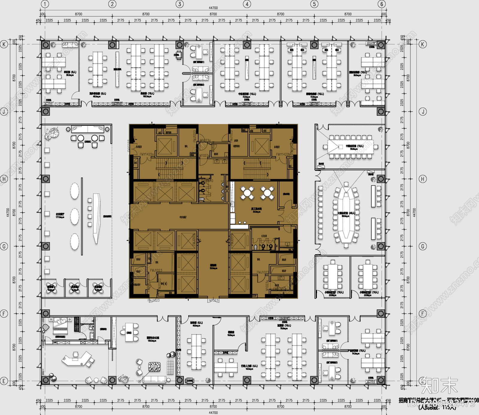 现代家具展厅施工图下载【ID:1208422473】