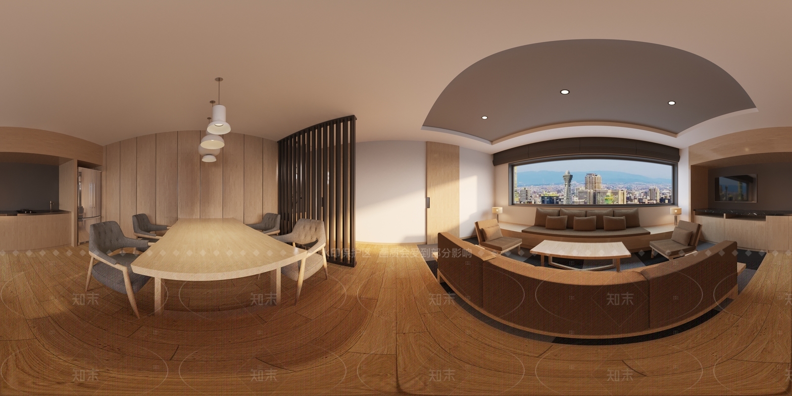 日式家居客厅3D模型下载【ID:1208423273】