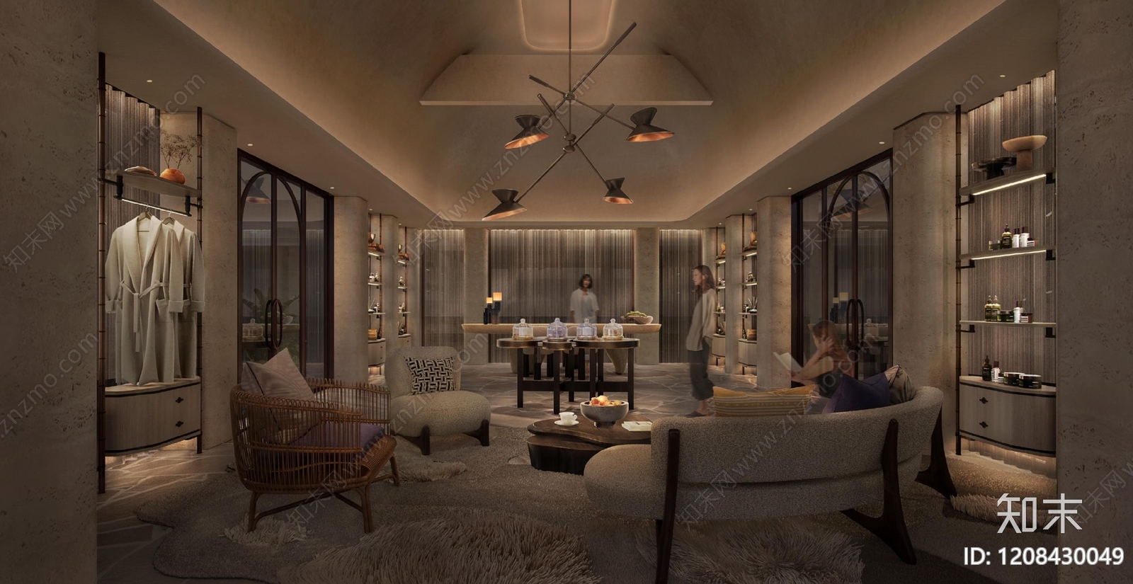 中古轻奢休闲会所下载【ID:1208430049】