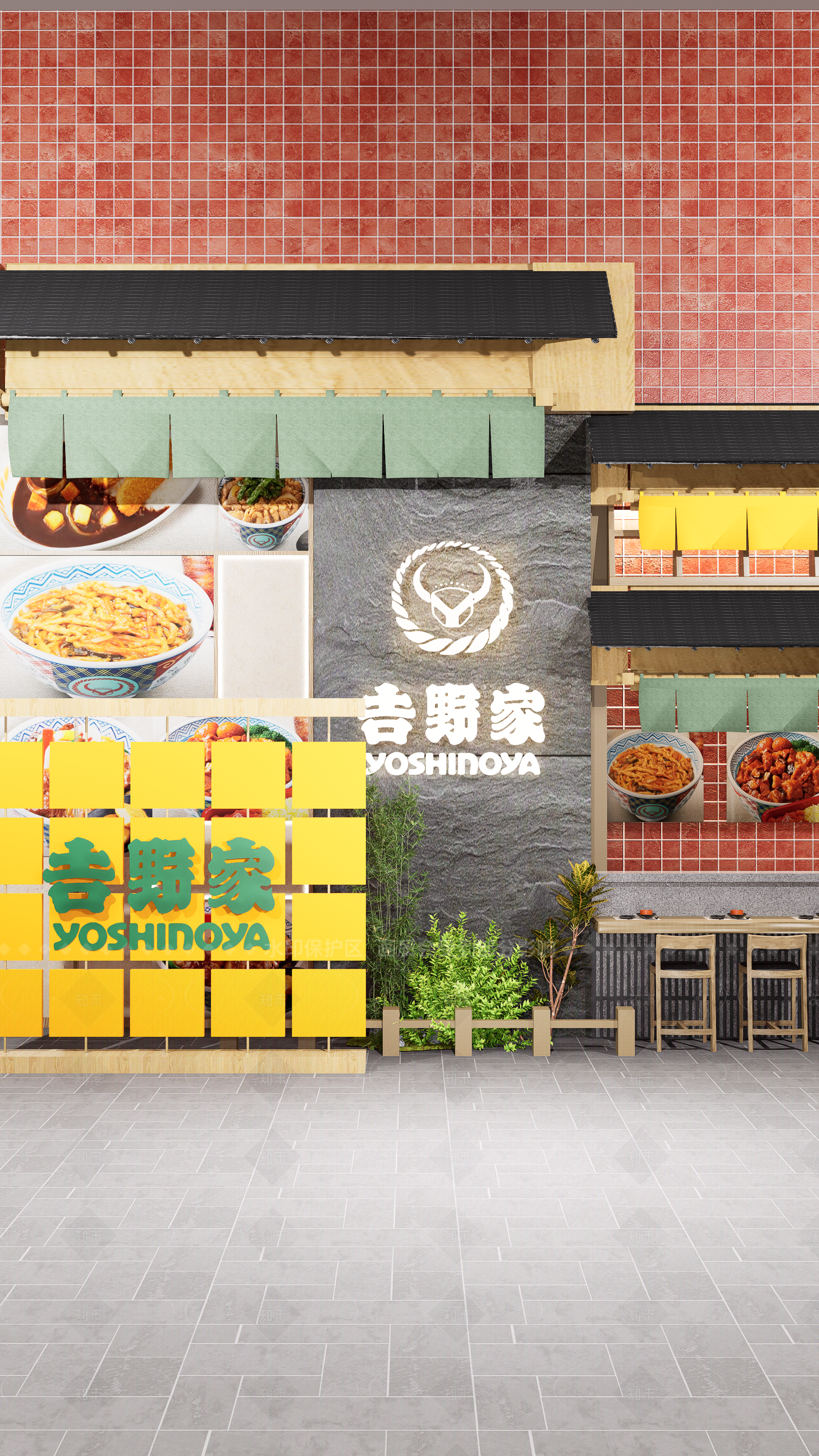 日式日料店SU模型下载【ID:1208430994】