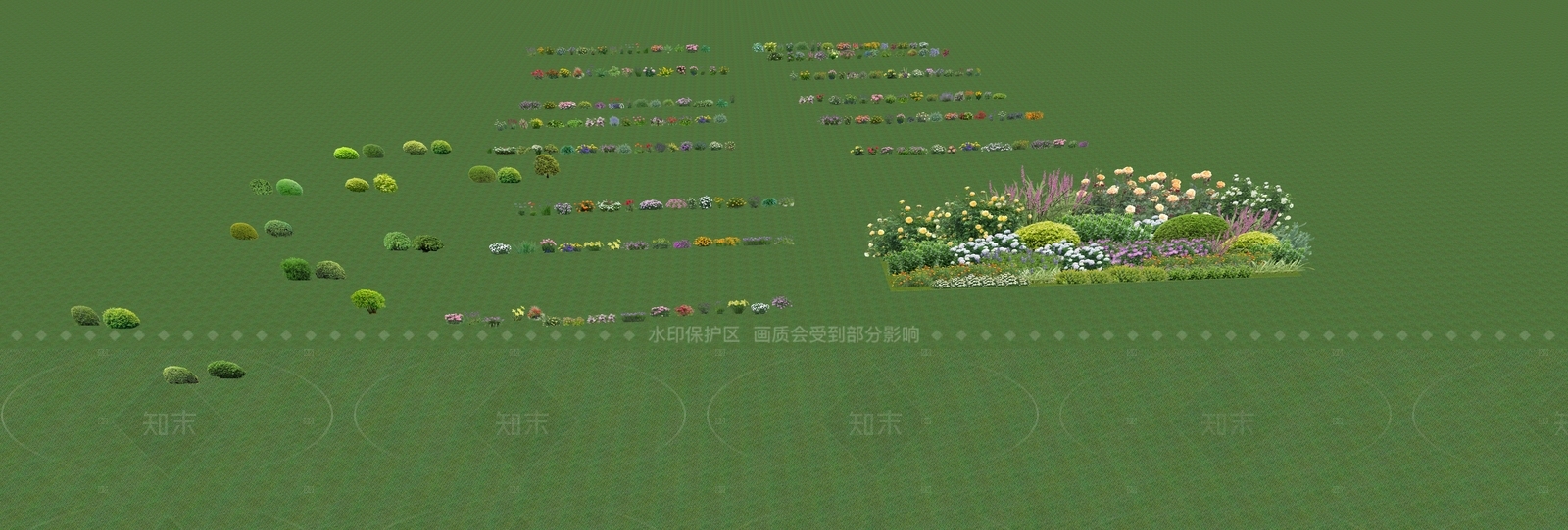 植物组合SU模型下载【ID:1208433447】