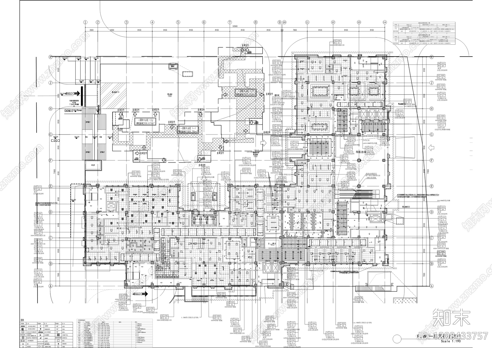 现代养老院cad施工图下载【ID:1208433757】