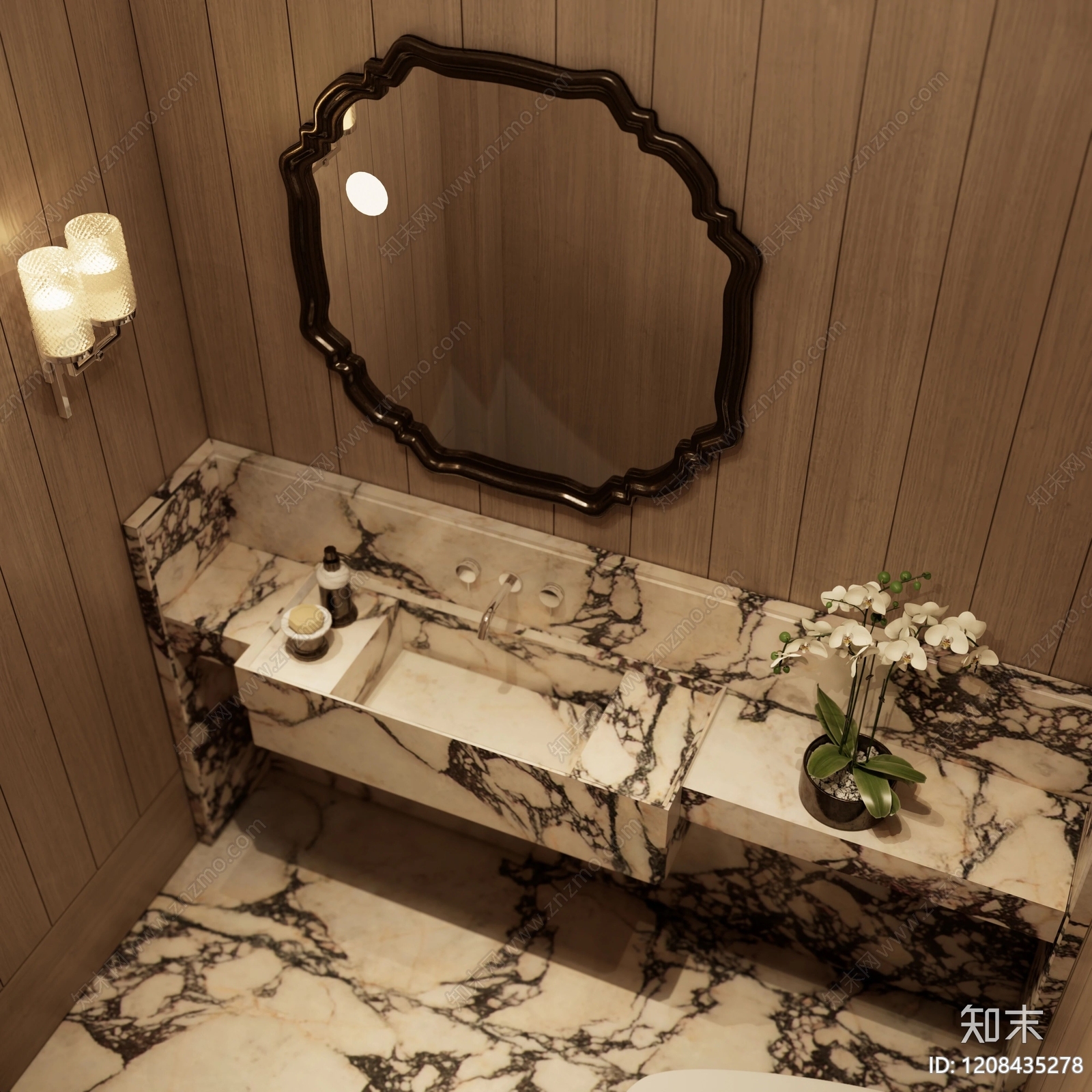 洗手台节点施工图下载【ID:1208435278】