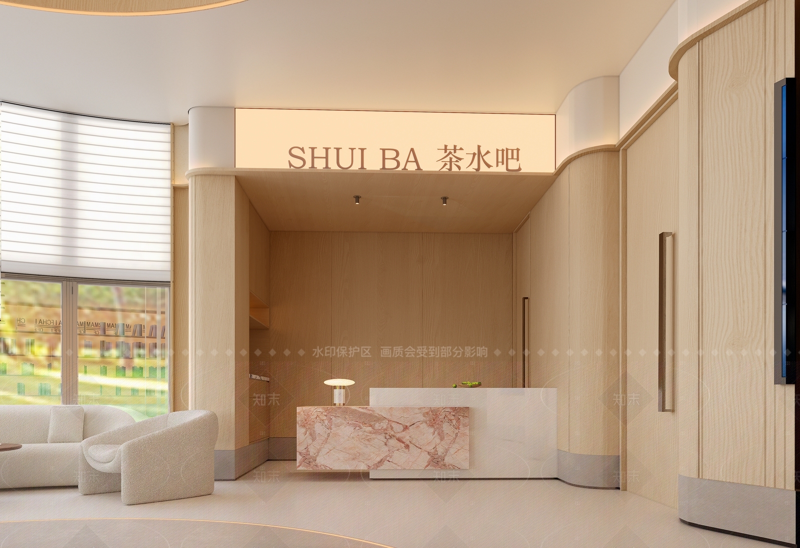 奶油风医院3D模型下载【ID:1208445099】