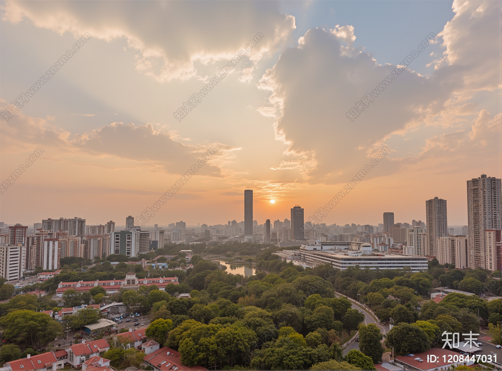 城市背景贴图材质精品下载_VRay贴图_知末网