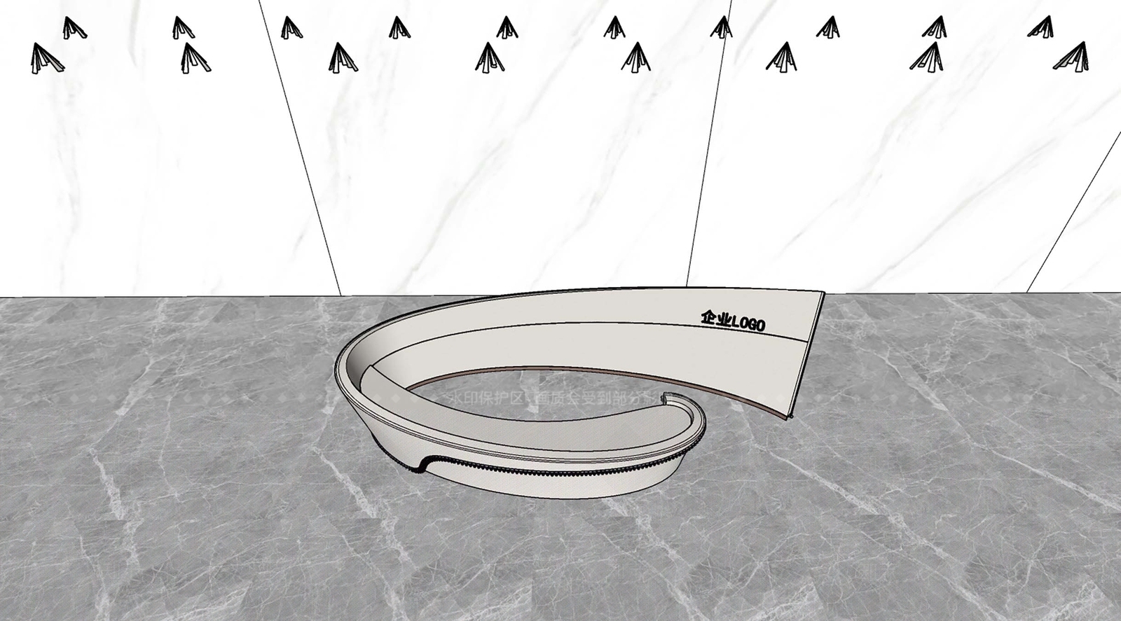 现代简约其他办公区域SU模型下载【ID:1208451162】