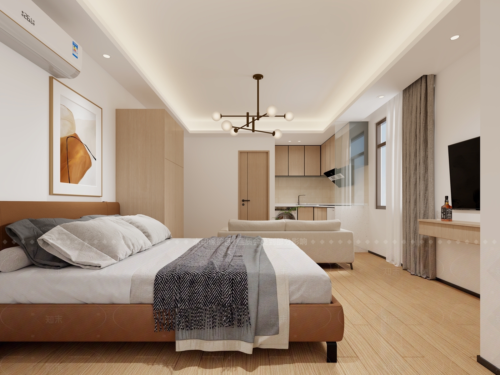 原木风公寓3D模型下载【ID:1208458267】