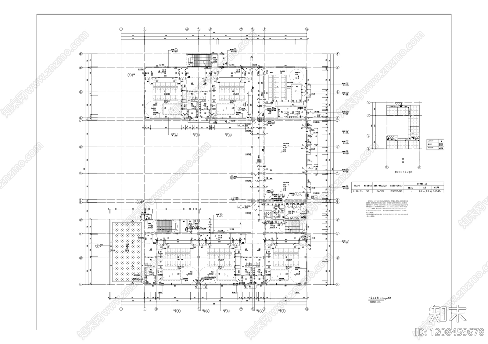 现代幼儿园建筑cad施工图下载【ID:1208459678】