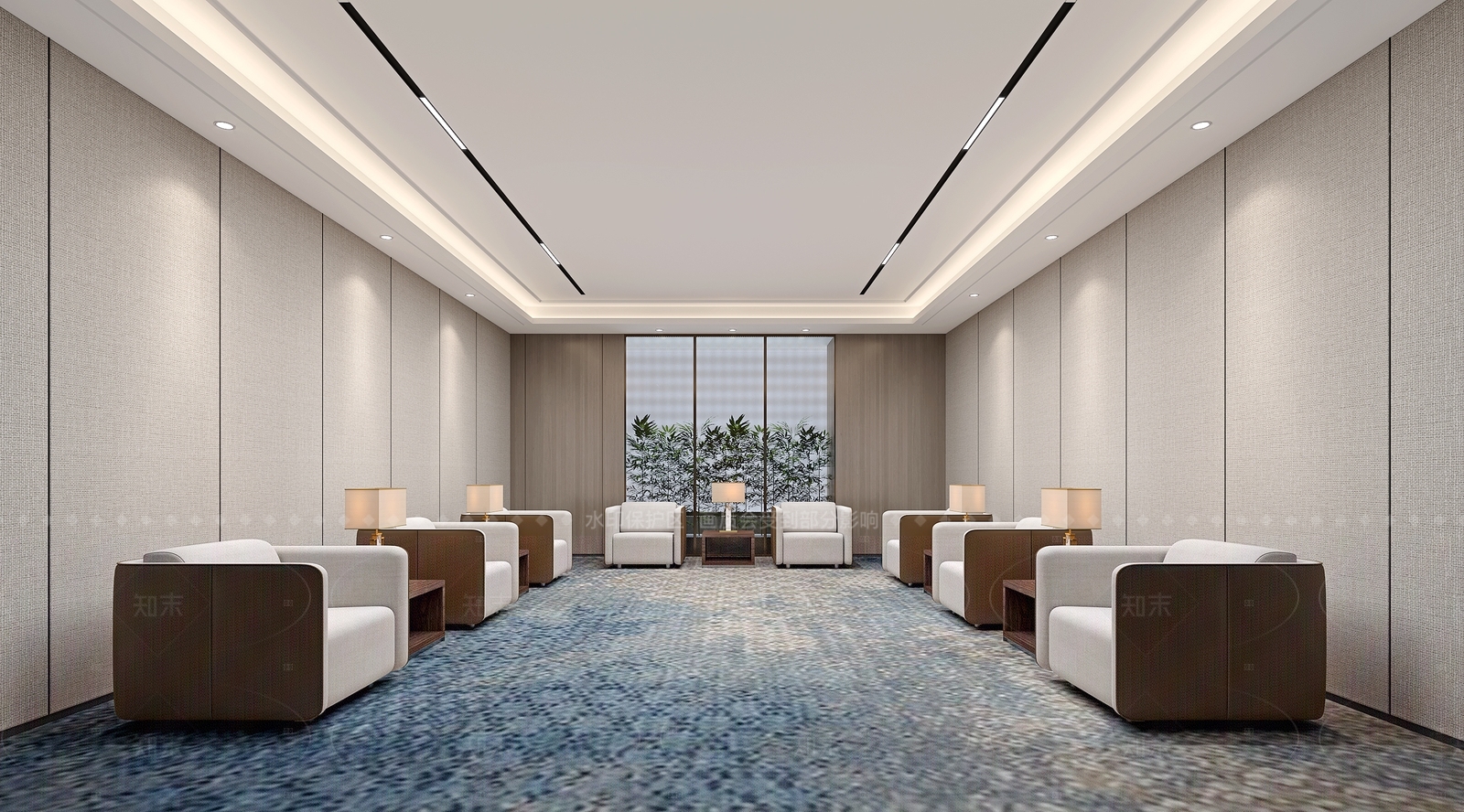 现代简约接待室3D模型下载【ID:1208464468】