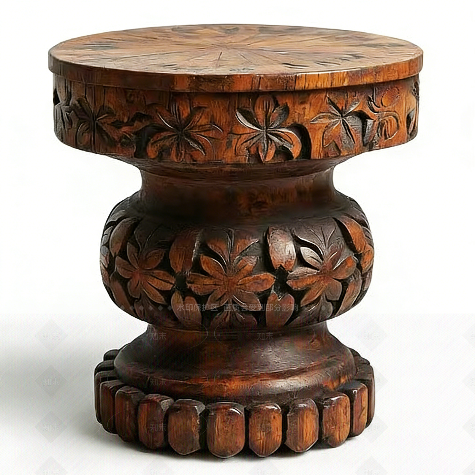 复古其他凳子3D模型下载【ID:1208465224】