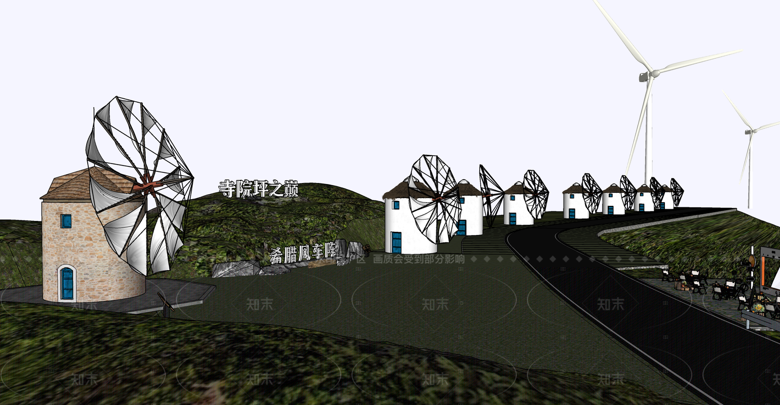 现代风格建筑SU模型下载【ID:1208465944】