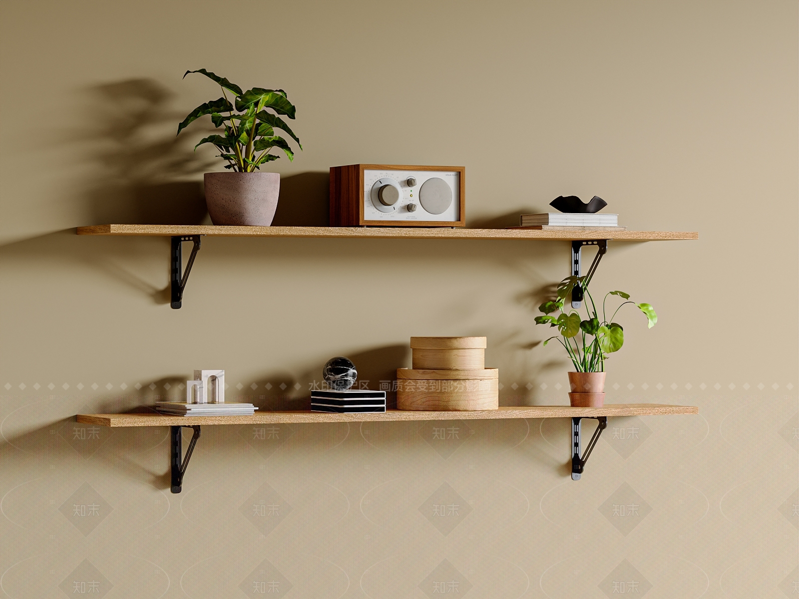 中古风置物架3D模型下载【ID:1208467217】